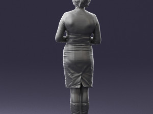 girl tunic and boots 0508 3D Model