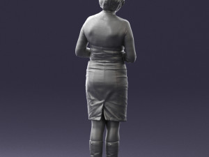 girl tunic and boots 0508 3D Model
