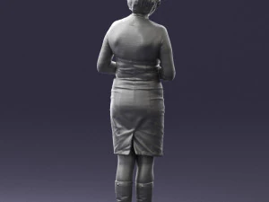 girl tunic and boots 0508 3D Model