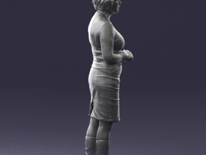 girl tunic and boots 0508 3D Model