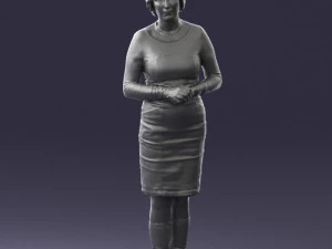 girl tunic and boots 0508 3D Model