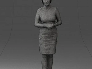 girl tunic and boots 0508 3D Model