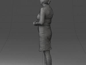 girl tunic and boots 0508 3D Model