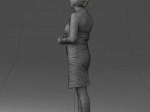 girl tunic and boots 0508 3D Model