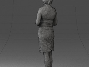 girl tunic and boots 0508 3D Model
