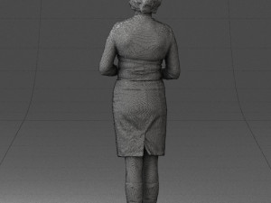 girl tunic and boots 0508 3D Model