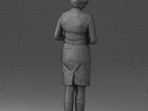 girl tunic and boots 0508 3D Model