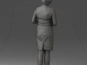girl tunic and boots 0508 3D Model