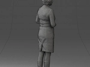 girl tunic and boots 0508 3D Model