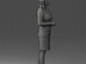 girl tunic and boots 0508 3D Model
