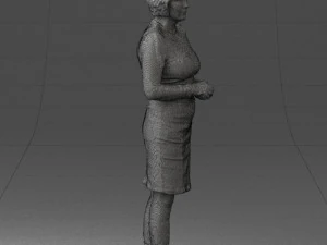 girl tunic and boots 0508 3D Model
