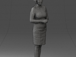 girl tunic and boots 0508 3D Model