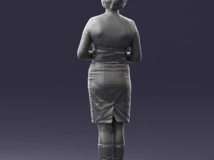 girl tunic and boots 0508 3d print ready 3D Print Model