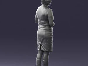 girl tunic and boots 0508 3d print ready 3D Print Model