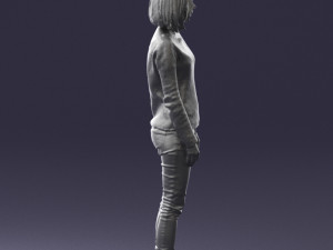 blonde in blue sweater 0507 3d print ready 3D Print Model
