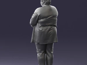 plump lady colorful dress 0501 3d print ready 3D Print Model