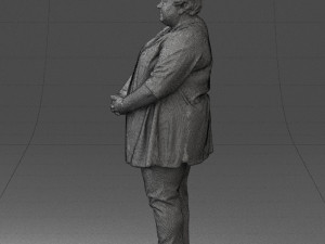 plump lady colorful dress 0501 3d print ready 3D-printmodel