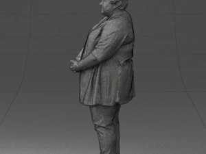 plump lady colorful dress 0501 3d print ready 3D Print Model