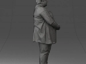 plump lady colorful dress 0501 3d print ready 3D Print Model