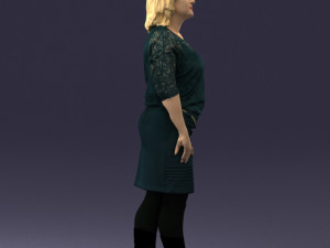 blonde green suit 0500 3d print ready 3D Print Model