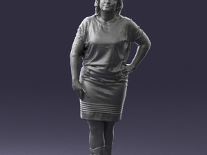 blonde green suit 0500 3d print ready 3D Print Model