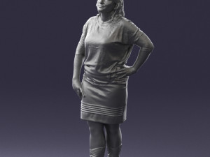 blonde green suit 0500 3d print ready 3D Print Model