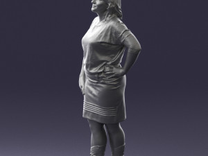 blonde green suit 0500 3d print ready 3D Print Model