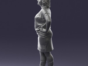 blonde green suit 0500 3d print ready 3D Print Model