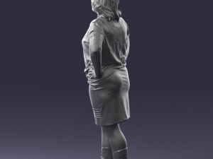 blonde green suit 0500 3d print ready 3D Print Model
