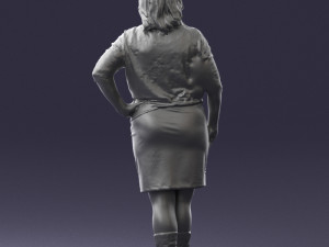 blonde green suit 0500 3d print ready 3D Print Model