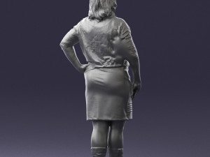 blonde green suit 0500 3d print ready 3D Print Model