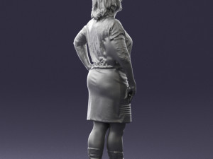 blonde green suit 0500 3d print ready 3D Print Model