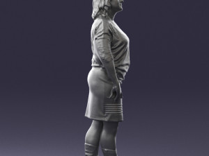 blonde green suit 0500 3d print ready 3D Print Model