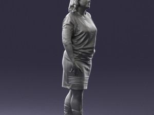 blonde green suit 0500 3d print ready 3D Print Model