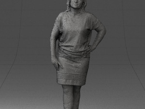 blonde green suit 0500 3d print ready 3D Print Model