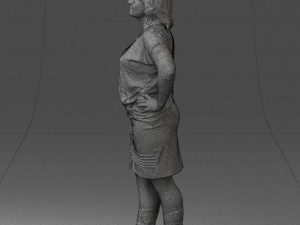 blonde green suit 0500 3d print ready 3D Print Model