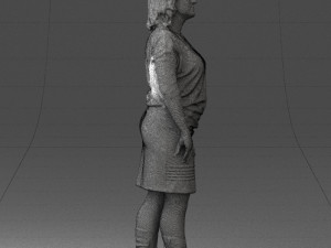 blonde green suit 0500 3d print ready 3D Print Model