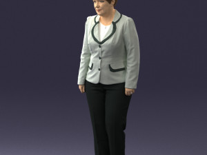 lady pant suit 0499 3D Модель