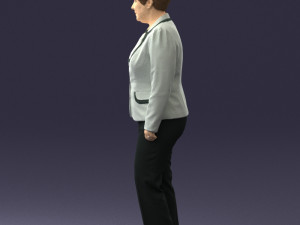 lady pant suit 0499 3D Модель