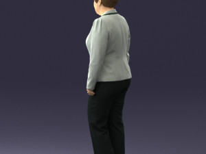 lady pant suit 0499 3D Модель