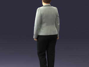 lady pant suit 0499 3D Модель