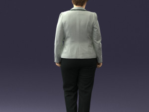 lady pant suit 0499 3D Модель