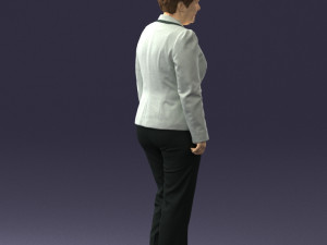 lady pant suit 0499 3D Модель