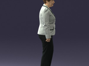 lady pant suit 0499 3D Модель
