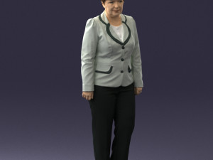 lady pant suit 0499 3D Модель