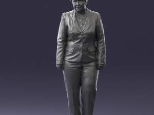 lady pant suit 0499 3D Модель