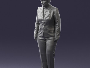 lady pant suit 0499 3D Модель