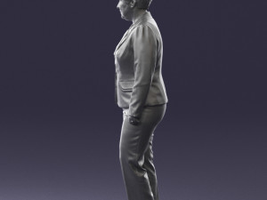 lady pant suit 0499 3D Модель