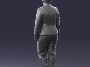 lady pant suit 0499 3D Модель