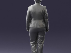 lady pant suit 0499 3D Модель